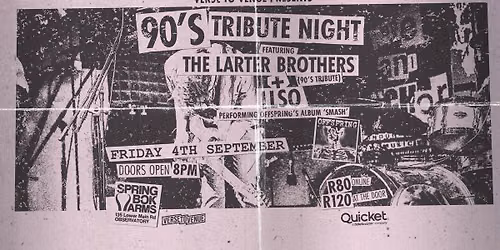 90's Tribute + Offspring 'SMASH' album LIVE at Springbok Arms