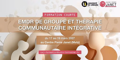 Formation Courte "EMDR de groupe et th\u00e9rapie communautaire int\u00e9grative"