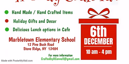 Marbletown Elementary PTA Holiday Craft Fair