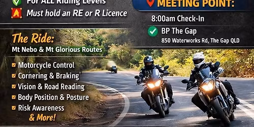 $50 Northside Roadcraft Ride to Zero Course. Nebo/ Mt, Glorious Course 