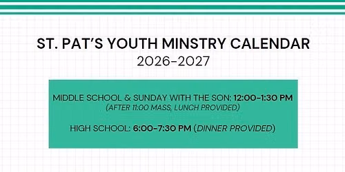 Youth Ministry (middle school meeting)
