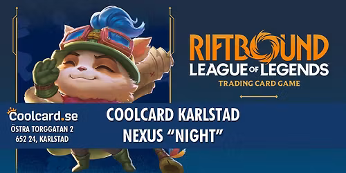 Riftbound - Nexus "Night" med Coolcard Karlstad