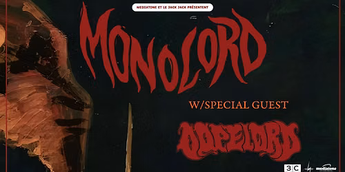 MONOLORD + DOPELORD en concert au Jack Jack
