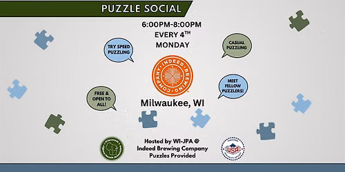 Puzzle Social - Milwaukee - Hosted by WI-JPA September