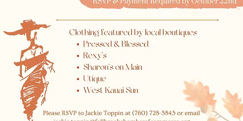 Fallbrook Fashion Show