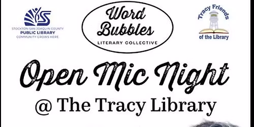 VANESSA ESPINO book release feature @ the Word Bubbles Open Mic -Tracy Library
