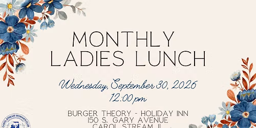 September Luncheon: Burger Theory - Holiday Inn