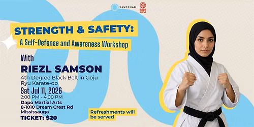 Strength & Safety: A Self-Defense and Awareness Workshop