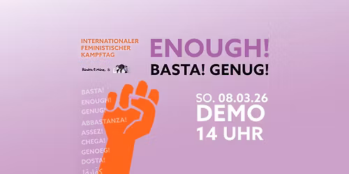 Demo zum Int. feministischen Kampftag