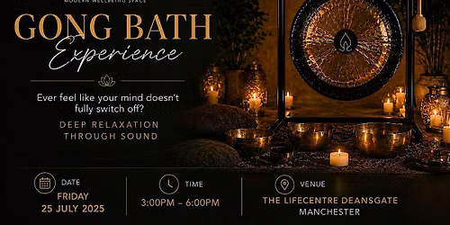 Sacred Lounge: Gong Bath and Mantra Meditation