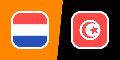 Netherlands vs Tunisia - World Cup - Match 58 (Group F)