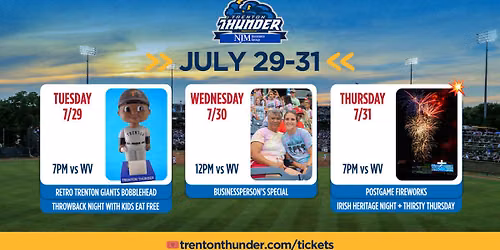 Williamsport Crosscutters at Trenton Thunder