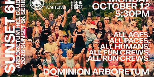 SUNSET 6K FOR ALL HOSTED BY ARBORETUM HILL CLUB