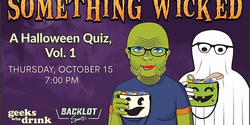 Halloween Trivia with Geeks Who Drink
