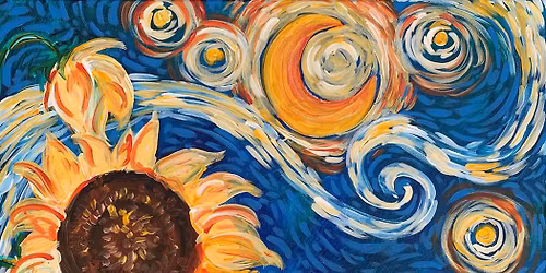 Paint and Sip Event: Starry Sunflowers