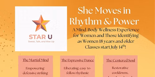 Star U! Sweat, Talk And Rise Up fitness classes that encourage physical, social and emotional Health