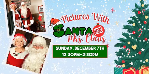 Pictures with Santa & Mrs. Claus