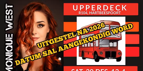 MONIQUE WEST @ UPPERDECK FAMILY RESTAURANT, R104, HARTBEESPOORT