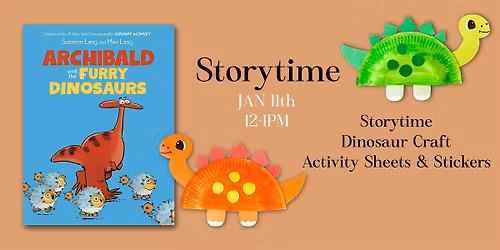 Archibald and the Furry Dinosaurs Storytime