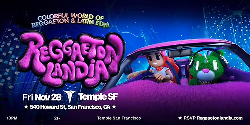 REGGAETONLANDIA, San Francisco (21+)