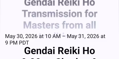 Gendai Reiki Ho Beginners to Sensei