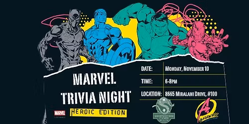 Marvel Trivia Night - Heroic Edition
