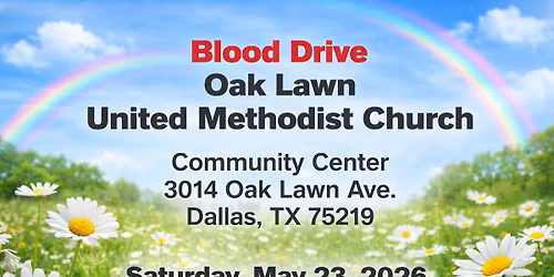 American Red Cross Blood Drive @ Oak Lawn UMC