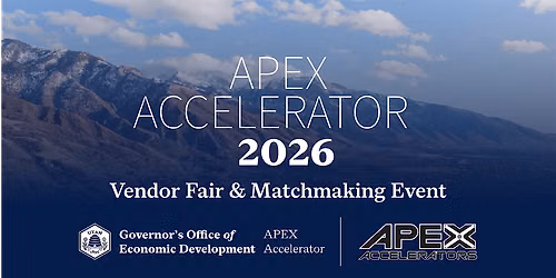 APEX Accelerator 2026: Vendor Fair & Matchmaking Event