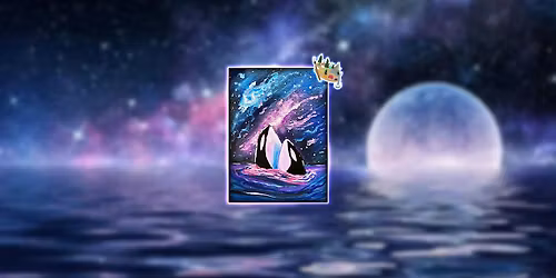 Galaxy Orcas Paint-n-Sip