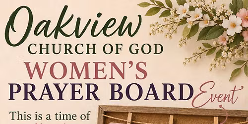 Women\u2019s pray board event