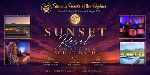 Sunset Reset: Floating Full Moon Sound Bath