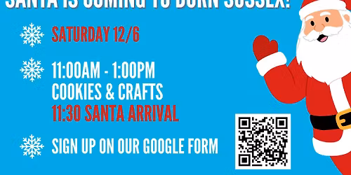 Cookies & Crafts with Santa!