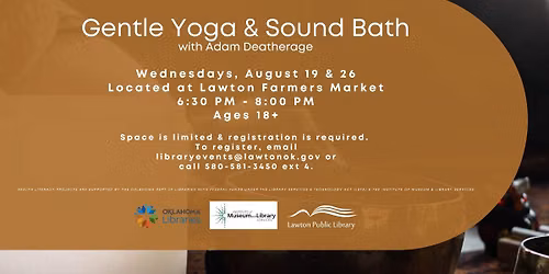 Gentle Yoga & Sound Bath @ Lawton Farmers Market