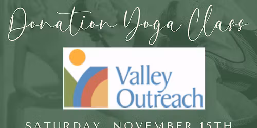 Donation Yoga~Fill the Food Shelf for Valley Outreach