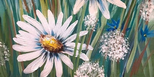 Join Brush Party to paint the fabulous 'Wild Flowers' in Oxford