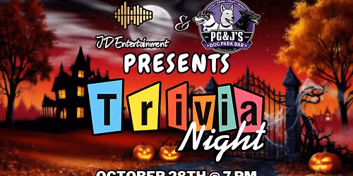 Halloween Trivia Night @ PG&J\u2019s Dog Park Bar