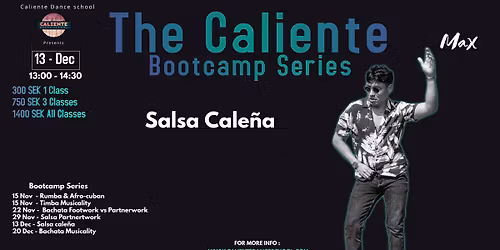 Caliente Bootcamp series - Salsa Cale\u00f1a