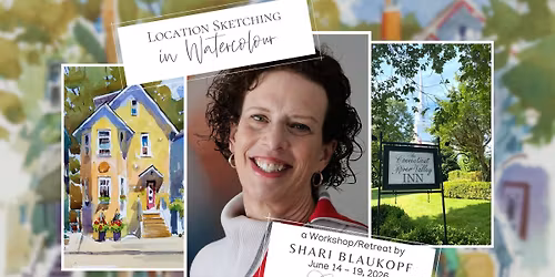 LOCATION SKETCHING IN WATERCOLOUR with Shari Blaukopf