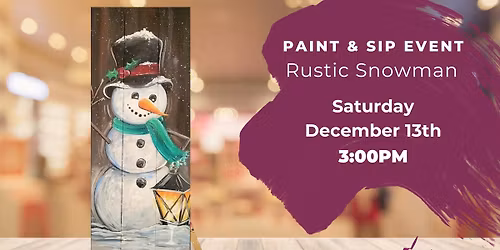 Rustic Snowman! Porch Leaner option available!