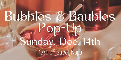 Bubbles & Baubles pop-up