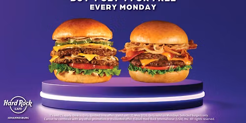 Smashed Burger Mondays!