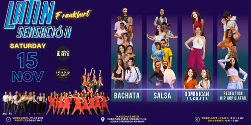 \u25d0 LATIN SENSACI\u00d3N Frankfurt \u25d1 3 Floors!