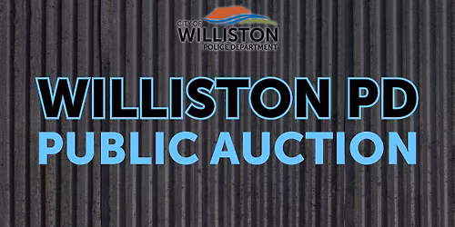 Williston PD Public Auction