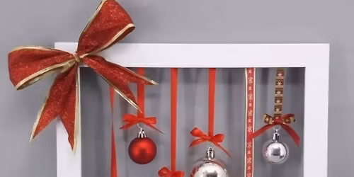 Framed Holiday Ornament Art Workshop with Donna