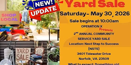 2nd Allual Community Yard Sale