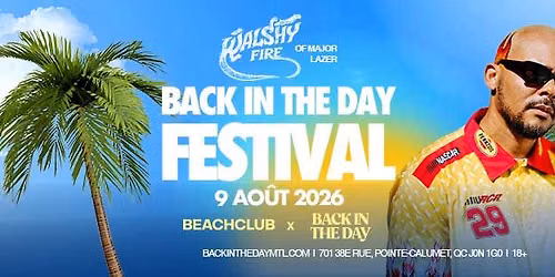 BACK IN THE DAY FESTIVAL AT BEACHCLUB 