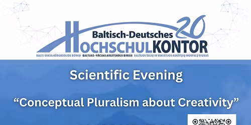 Scientific Evening: Conceptual Pluralism about Creativity