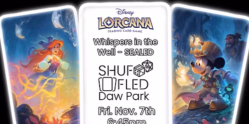 [Shuffled Daw Park] Whispers in the Well Pre-Release SEALED - BOOSTER BOX DOOR PRIZE