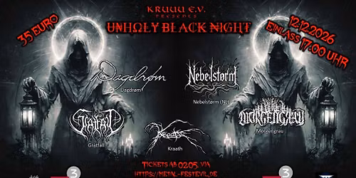 Unholy Black Night 2026