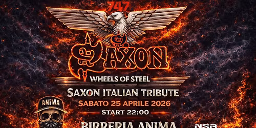 747 SAXON Tribute @ANIMA(Cena + Live)